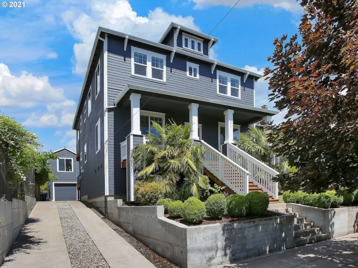 Foursquare home, but a newer build